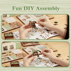 Book Nook DIY Kit: Blomsterhandeln i Paris - The Warm Workshop