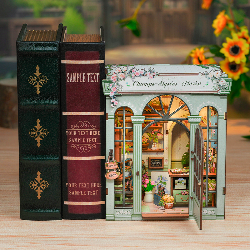 Book Nook DIY Kit: Blomsterhandeln i Paris - The Warm Workshop