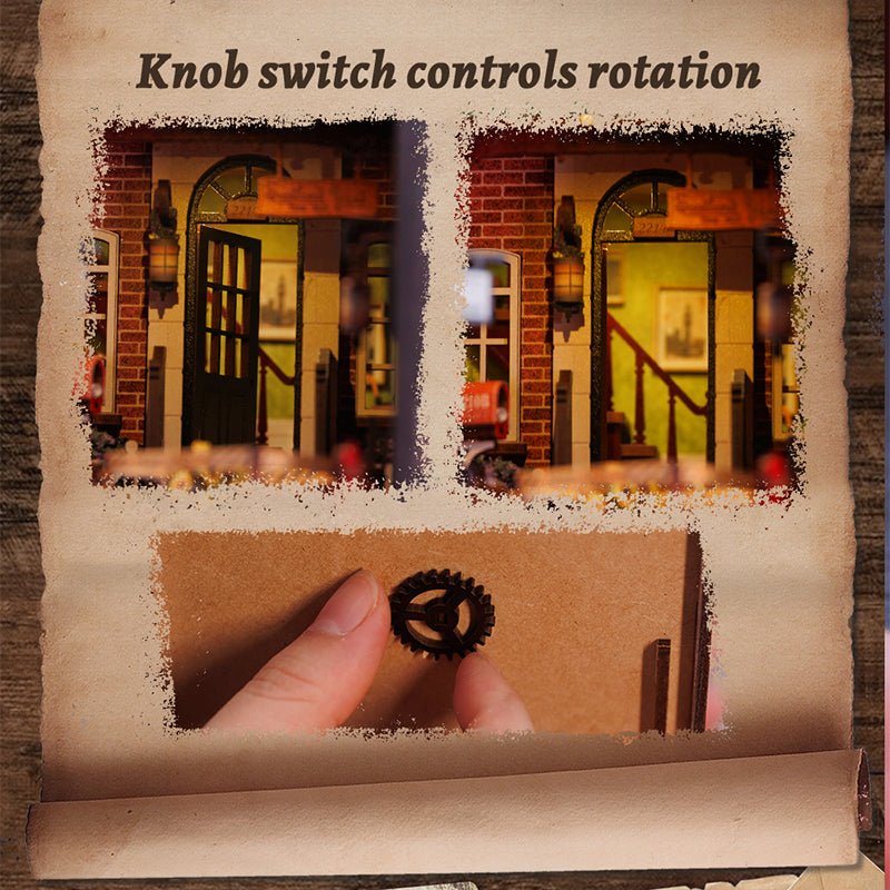 Book Nook DIY Kit: Rose Detektivbyrå - The Warm Workshop