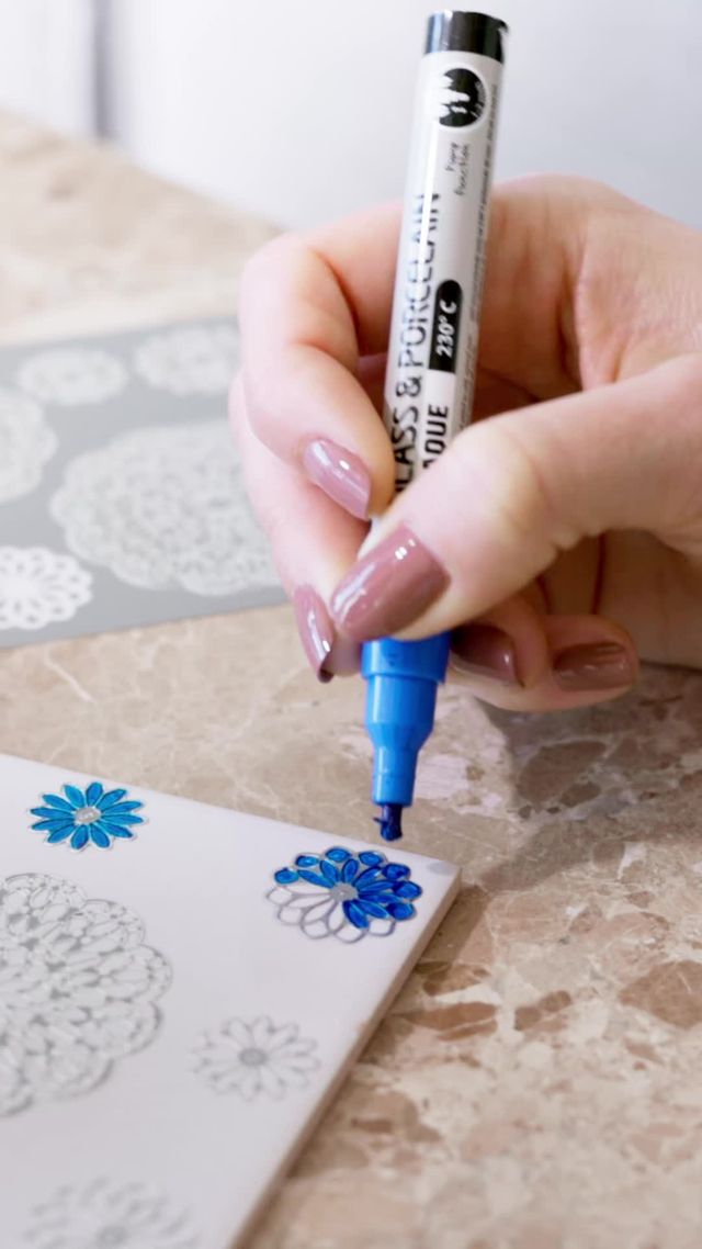 DIY Kit – Dekorera porslinsunderlägg - The Warm Workshop