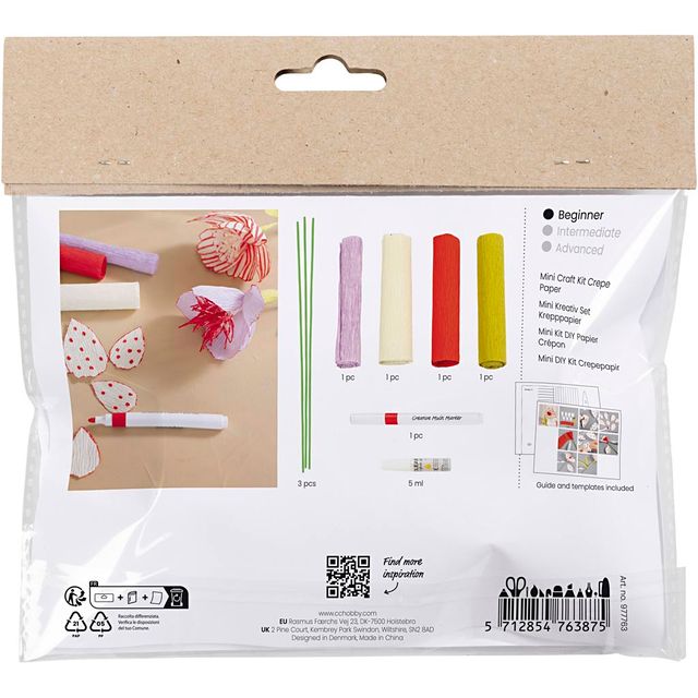 DIY Kit – Kräppblommor Sommar - The Warm Workshop