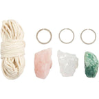 Mini DIY Kit – Makramé med kristaller - The Warm Workshop