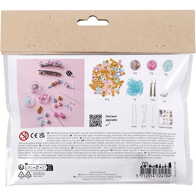 Mini DIY Kit – Smycken & glitterlera - The Warm Workshop