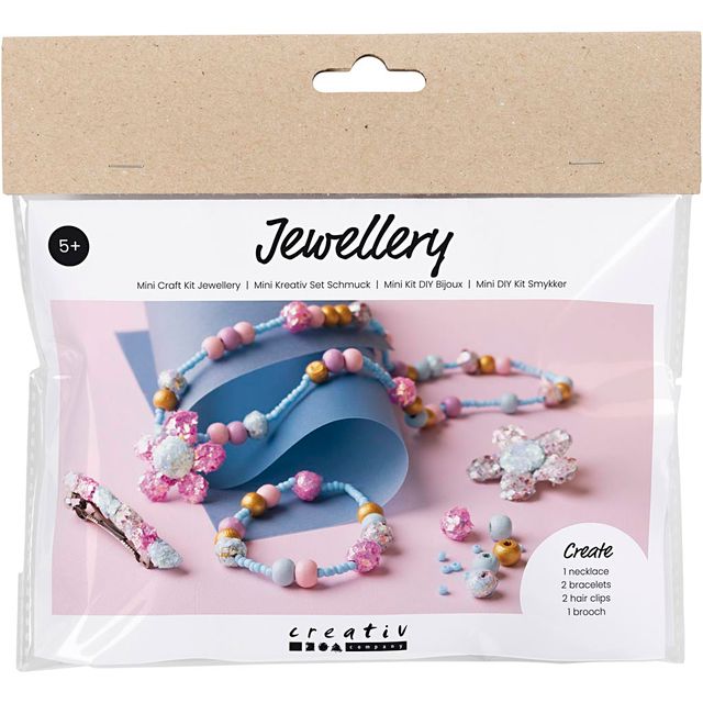 Mini DIY Kit – Smycken & glitterlera - The Warm Workshop